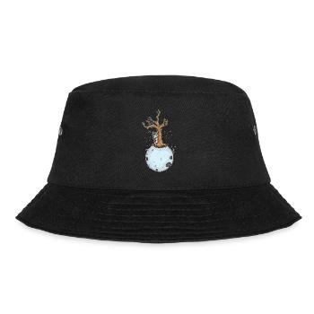 Baumpfleger Geschenk Männer Motorsäge Baumpfleger - Bucket Hat - Schwarz - Vorne - Lela (165cm)