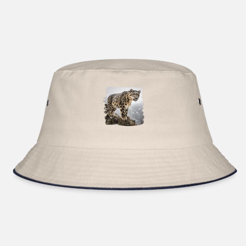 Snow Leopard Snow Leopard Bucket Hat