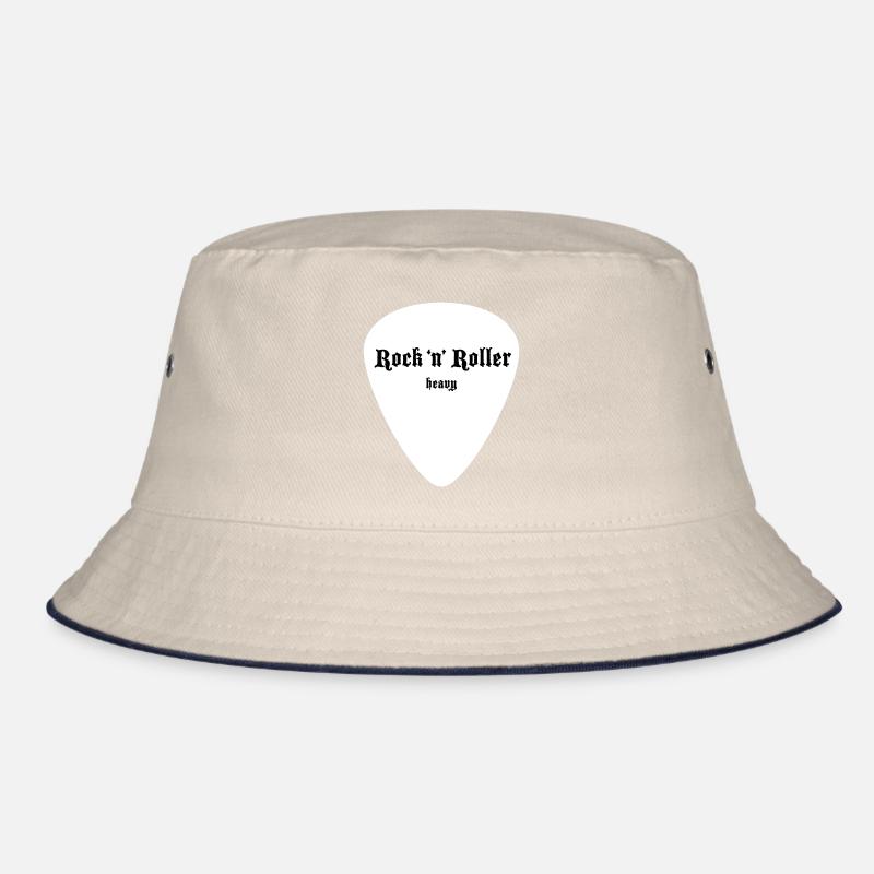 Plectrum Large White Bucket Hat