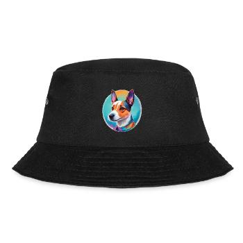 Jack Russel Dog Favorite Dog & Faithful Companion - Bucket Hat - black - Front - Lela (165cm)