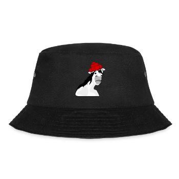 Black Forest horse with Bollenhut - Bucket Hat - black - Front - Lela (165cm)