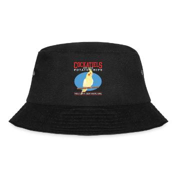 Cockatiels Bird Bird Owner Gift - Bucket Hat - black - Front - Lela (165cm)