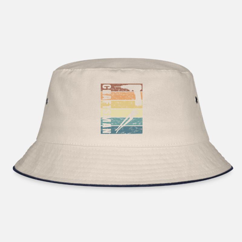 Artisan Passion Crunge Effect Bucket Hat