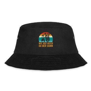 Wie der Vater so der Sohn Motocross - Bucket Hat - Schwarz - Vorne - Lela (165cm)
