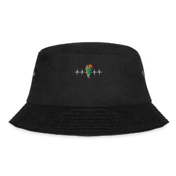 Aztec Calendar - Quetzalcoatl - Bucket Hat - black - Front - Lela (165cm)