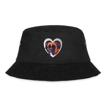 Dog Lovers - Dog Heart - Boxeur allemand - Bob - noir - Devant - Lela (165cm)