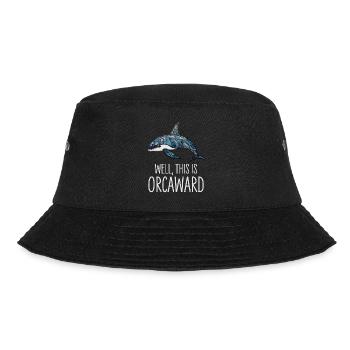 Orca Killerwal Nun, Das Ist Orcaward - Bucket Hat - Schwarz - Vorne - Lela (165cm)