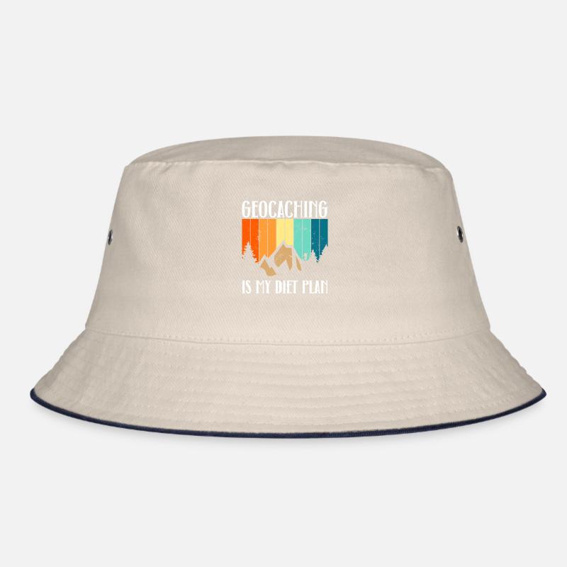 Geocaching ist mein Diätplan - Geocaching Bucket Hat