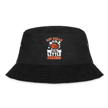 Krabbe krabben krabbenflüsterer Krabbenjagdfischer - Bucket Hat - Schwarz - Vorne - Lela (165cm)