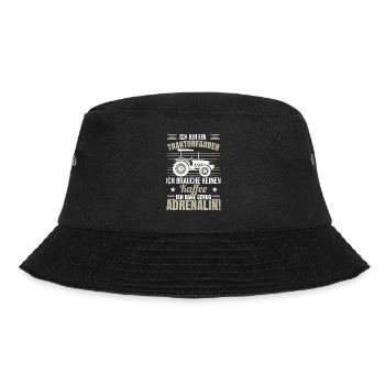 Traktor Sprüche Landwirt - Bucket Hat - Schwarz - Vorne - Lela (165cm)