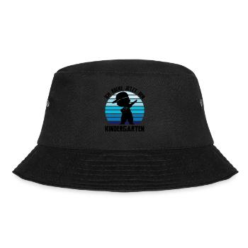 Kindergarten Dabbing Kindergartenanfänger Geschenk - Bucket Hat - Schwarz - Vorne - Lela (165cm)