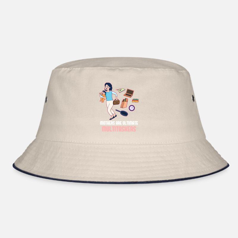 Mother's Day Multitasker Design Bucket Hat