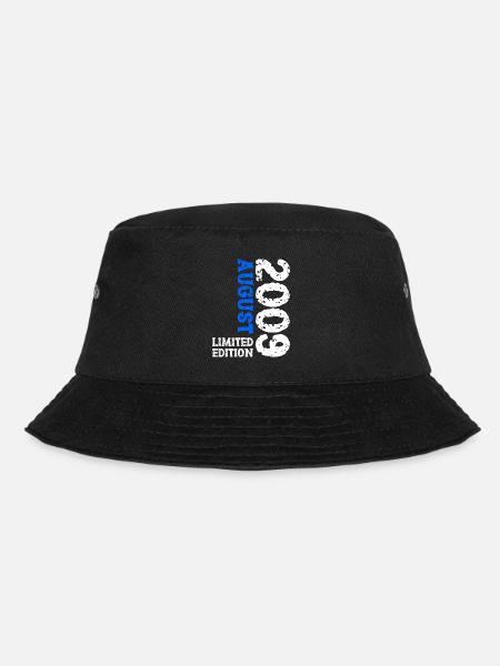 2009 August Limited Edition 14. Geburtstag Outfit - Bucket Hat - Schwarz