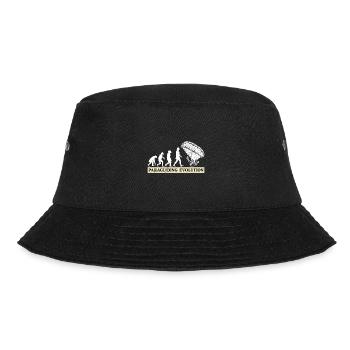 Paragliding Evolution Gleitschirmflieger - Bucket Hat - Schwarz - Vorne - Lela (165cm)