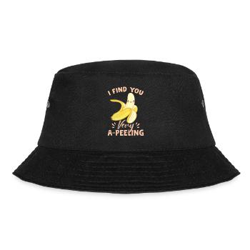 Banana Fruit Women Banana - Bucket Hat - black - Front - Lela (165cm)