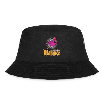 Flamingo Shirt Life is all about Balance - Bucket Hat - Schwarz - Vorne - Lela (165cm)