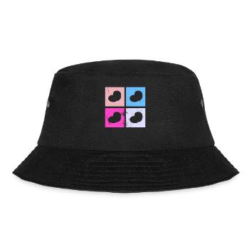 Potato Mashed Potatoes Retro Gift - Bucket Hat - black - Front - Lela (165cm)