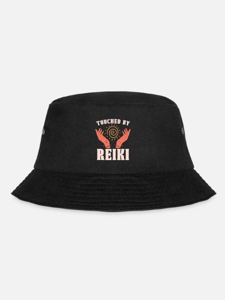 Reiki Touch By Reiki Energy Healing Meditation - Bucket Hat - Schwarz