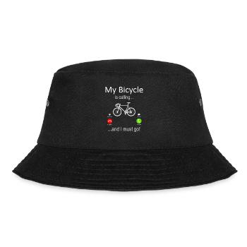 Mon vélo m’appelle et je dois y aller - Bob - noir - Devant - Lela (165cm)