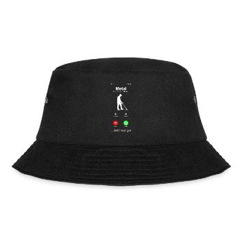 Funny Probing Metal Detector Detector - Bucket Hat - black - Front - Lela (165cm)