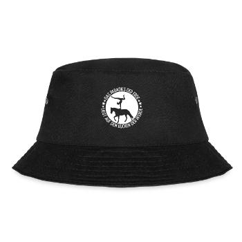 Reiten Pferd Spruch Reiter Reiterhof Reitverein Re - Bucket Hat - Schwarz - Vorne - Lela (165cm)