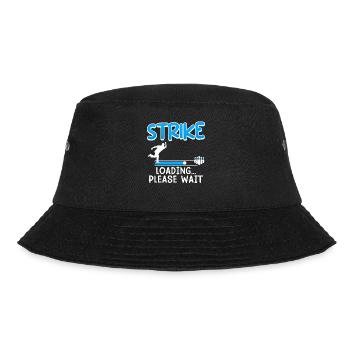 Strike Loading... Please Wait Bowlingspieler - Bucket Hat - Schwarz - Vorne - Lela (165cm)