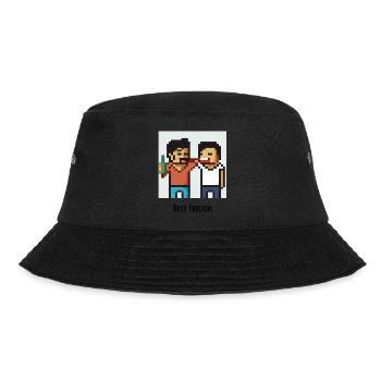 Best friends - Bucket Hat - Schwarz - Vorne - Lela (165cm)