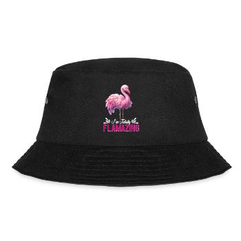 Flamant rose Femmes Je suis totalement Flamazing Flamants roses - Bob - noir - Devant - Lela (165cm)