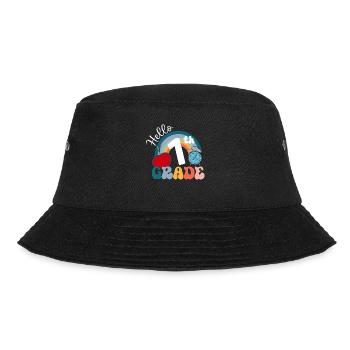 Hello 1st Grade Back To School First Day - Bucket Hat - black - Front - Lela (165cm)