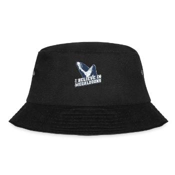 I believe in megalodons - megalodon shark - Bucket Hat - black - Front - Lela (165cm)