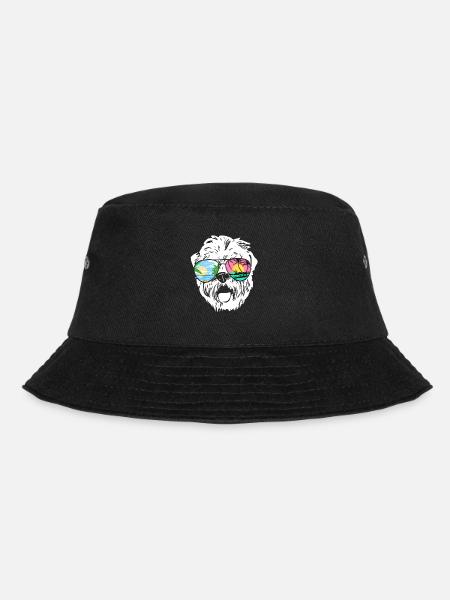 Irish Soft Coated Wheaten Terrier - Bucket Hat - Schwarz
