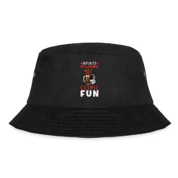 Astronaut Astronomie Sonnensystem Weltraum Kinder - Bucket Hat - Schwarz - Vorne - Lela (165cm)