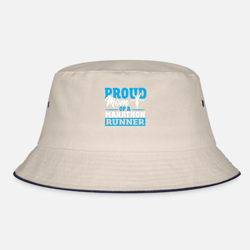 Stolze Mutter eines Marathonläufers Bucket Hat