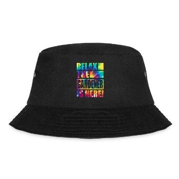 Gardener Lustiger Spruch - Bucket Hat - Schwarz - Vorne - Lela (165cm)