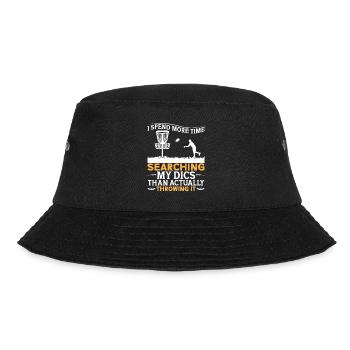 Disc Golfer hit Trees and Curse - Bucket Hat - black - Front - Lela (165cm)