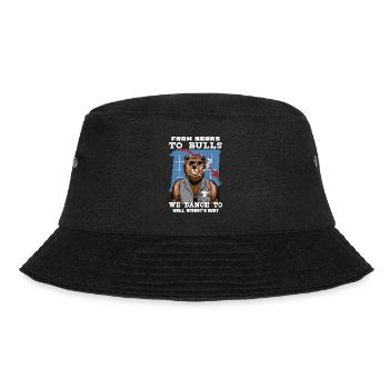 Börsenhändler Forex Trader Investor Trading - Bucket Hat - Schwarz - Vorne - Lela (165cm)