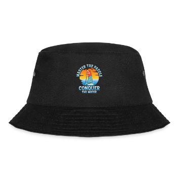 Master The Paddle, Conquer The Water. Stand Up Pad - Bucket Hat - Schwarz - Vorne - Lela (165cm)