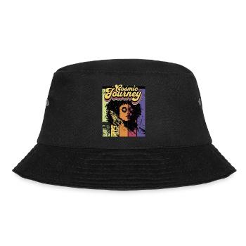 Cosmic Journey - Bucket Hat - Schwarz - Vorne - Lela (165cm)