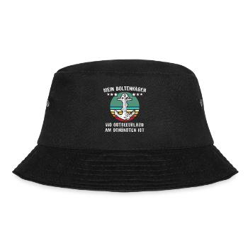 Boltenhagen Urlaub - Bucket Hat - Schwarz - Vorne - Lela (165cm)