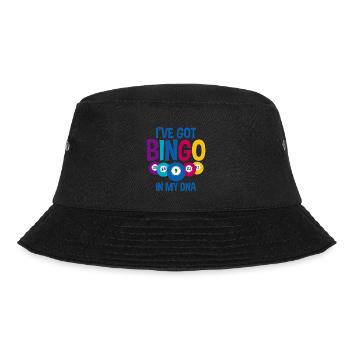 I've Got Bingo In My Dna 2 - Bucket Hat - Schwarz - Vorne - Lela (165cm)