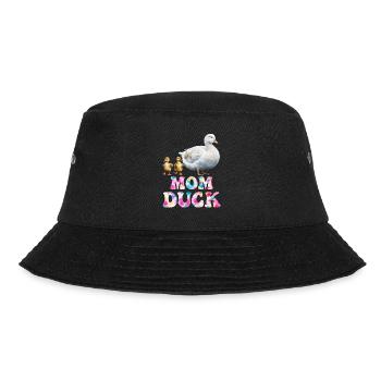 Mama Duck Duck Lover Duck Fan Women - Bucket Hat - black - Front - Lela (165cm)