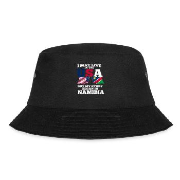 Namibia - Bucket Hat - Schwarz - Vorne - Lela (165cm)
