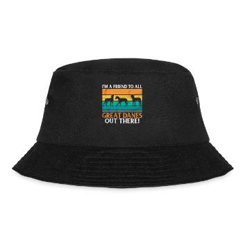 Great Dane Gifts - Bucket Hat - Schwarz - Vorne - Lela (165cm)
