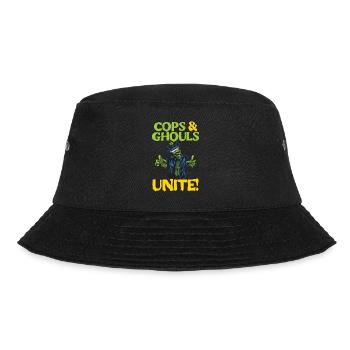 Policemen & Ghouls united! Policeman Spooky Hello - Bucket Hat - black - Front - Lela (165cm)