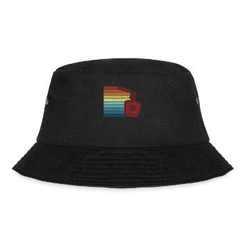 Retro Miso Shoyu Bowl Lover Tonkotsu Ramen - Bucket Hat - black - Front - Lela (165cm)