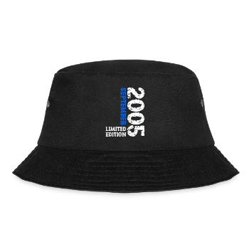 2005 September Limited Edition 18. Geburtstag Deko - Bucket Hat - Schwarz - Vorne - Lela (165cm)
