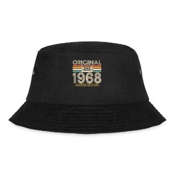 Original birthday present 1968 55/56 years - Bucket Hat - black - Front - Lela (165cm)