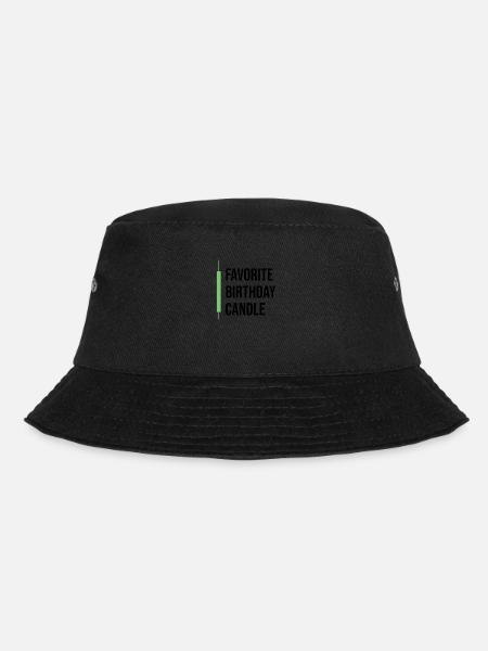 Favorite Birthday Candle - Trading Aktienmarkt - Bucket Hat - Schwarz