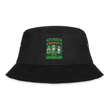 Aesthetics Nurse St. Patrick's Day - Bucket Hat - black - Front - Lela (165cm)