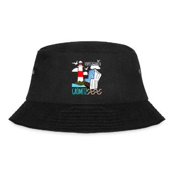 Verrückt nach Grömitz - Bucket Hat - Schwarz - Vorne - Lela (165cm)